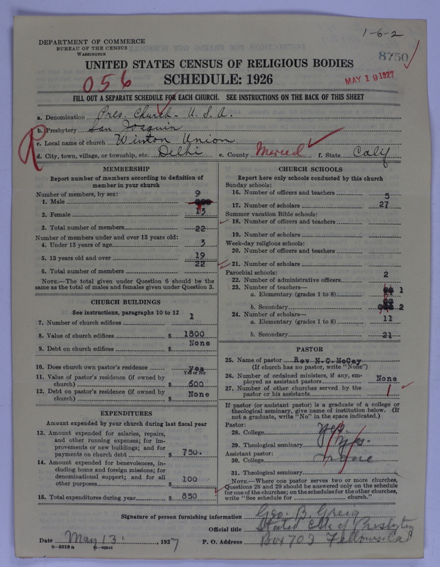 Scan of Presbyterian Church in the United States of America: 8750