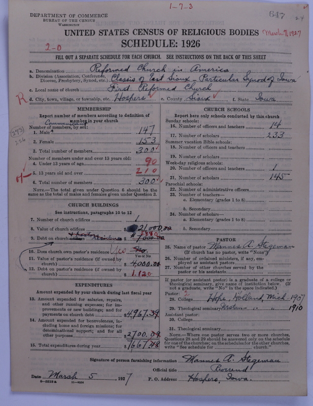 Scan of Reformed Church in America: 647