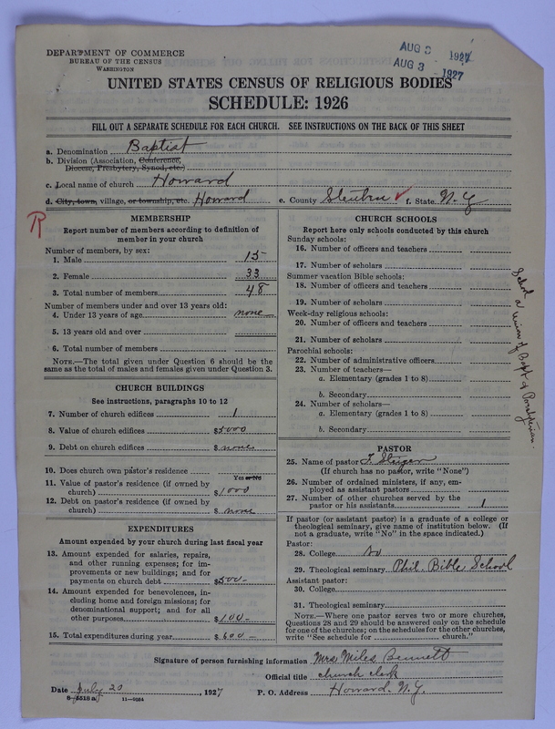 Scan of Federated Churches: 184