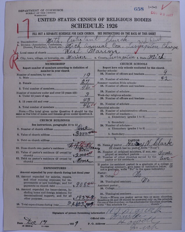 Scan of Methodist Protestant Church: 658