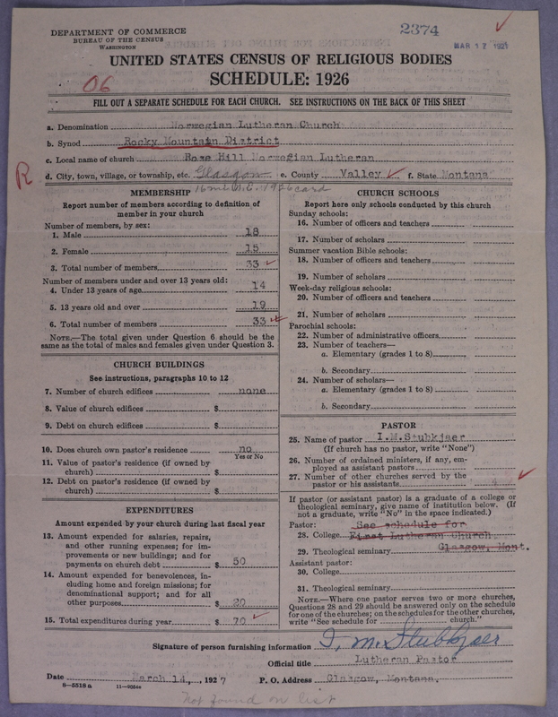 Scan of Norwegian Lutheran Church of America: 2374
