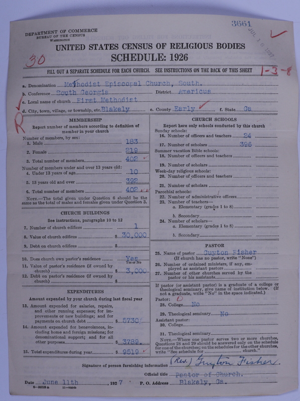 Scan of Methodist Episcopal Church, South: 3661