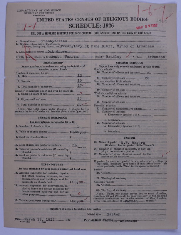 Scan of Presbyterian Church in the United States: 2817