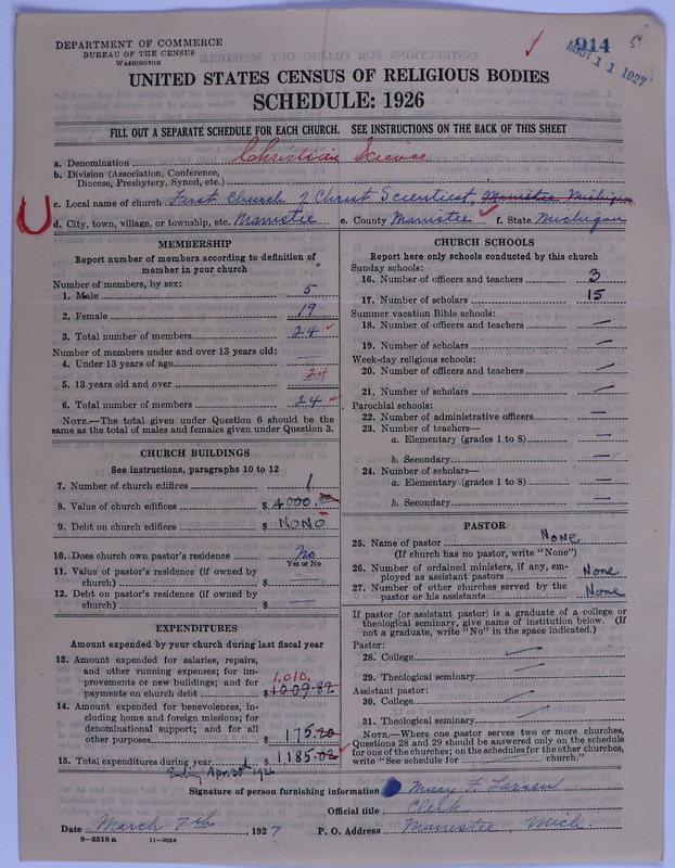 Scan of Church of Christ, Scientist: 914