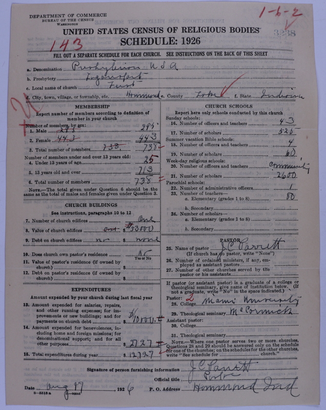 Scan of Presbyterian Church in the United States of America: 3238