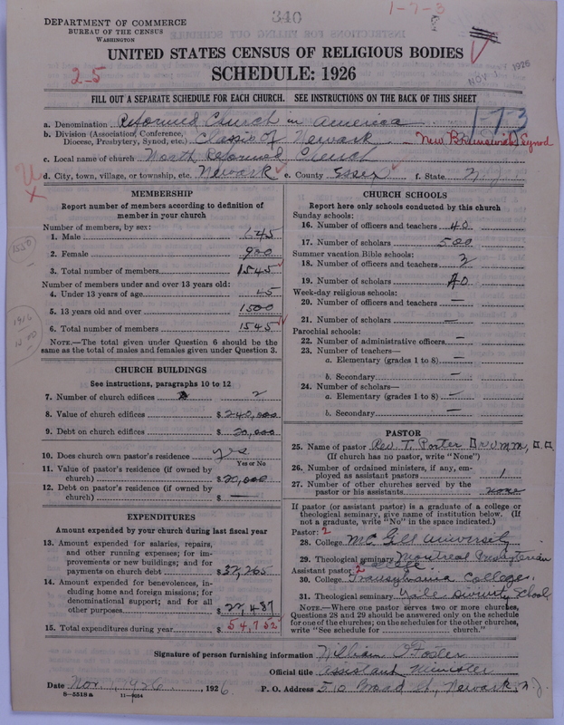 Scan of Reformed Church in America: 340
