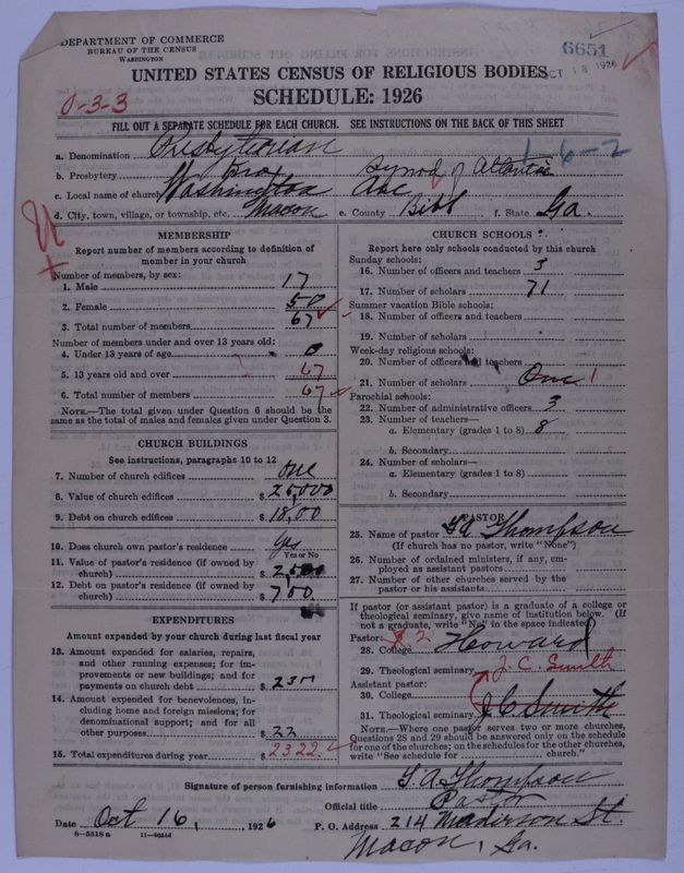 Scan of Presbyterian Church in the United States of America: 6651
