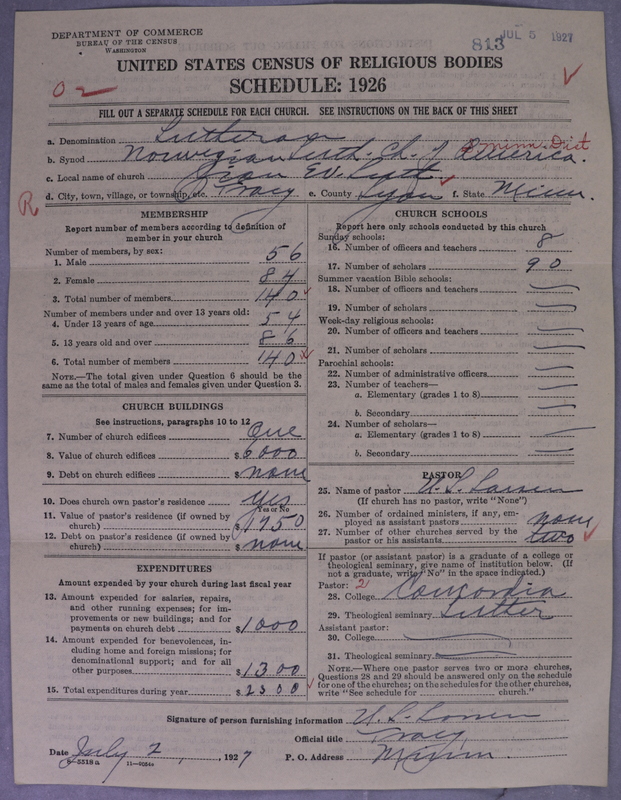 Scan of Norwegian Lutheran Church of America: 813