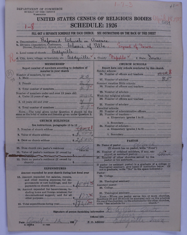 Scan of Reformed Church in America: 661