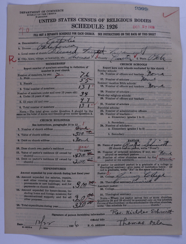 Scan of Roman Catholic Church: 9599