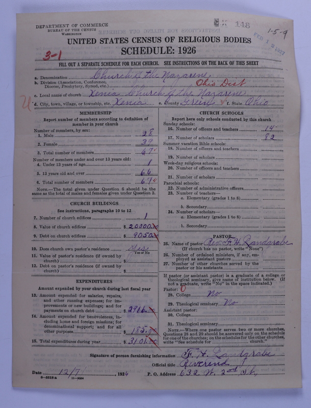 Scan of Church of the Nazarene: 148