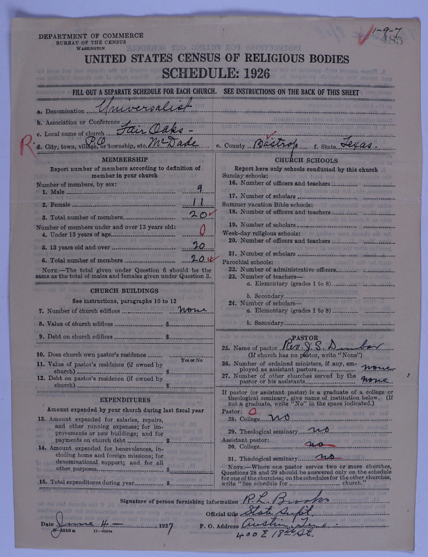 Scan of Universalist Church: 485