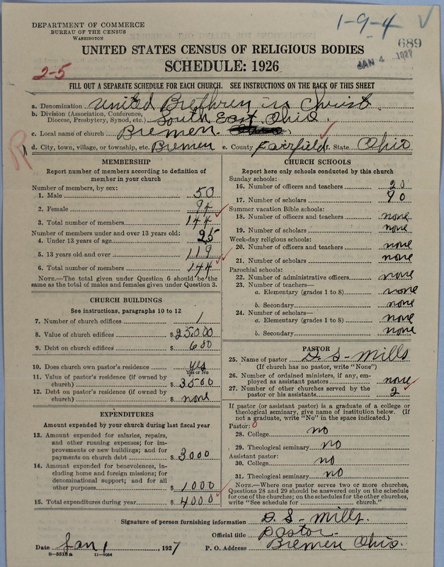 Scan of Church of the United Brethren in Christ: 689