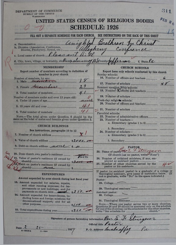 Scan of Church of the United Brethren in Christ: 311