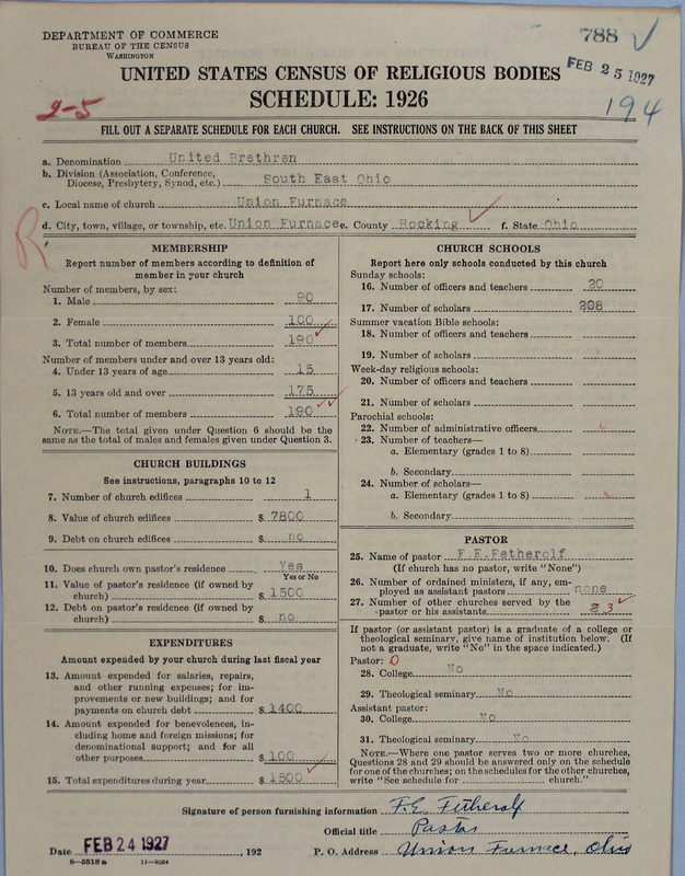 Scan of Church of the United Brethren in Christ: 788