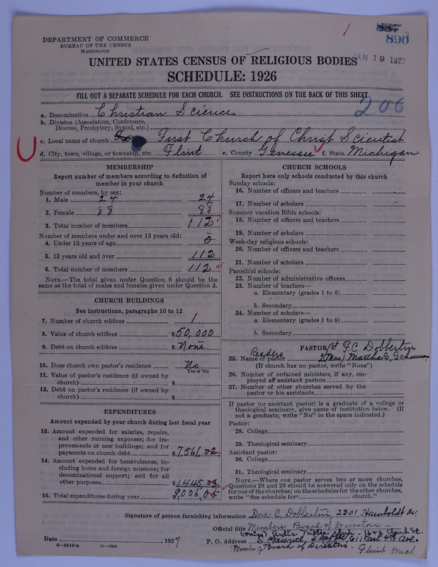 Scan of Church of Christ, Scientist: 890