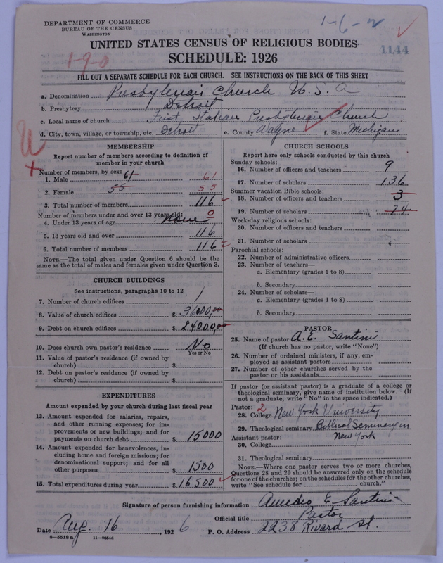 Scan of Presbyterian Church in the United States of America: 4144