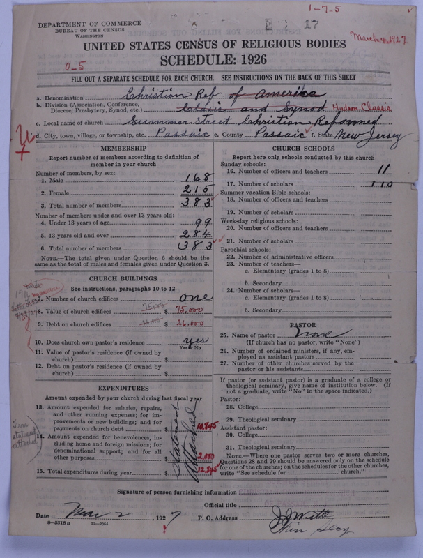 Scan of Christian Reformed Church: 17