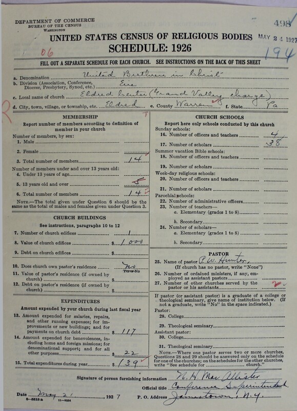 Scan of Church of the United Brethren in Christ: 498