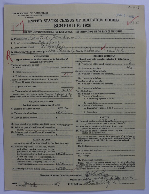 Scan of United Lutheran Church in America: 3155