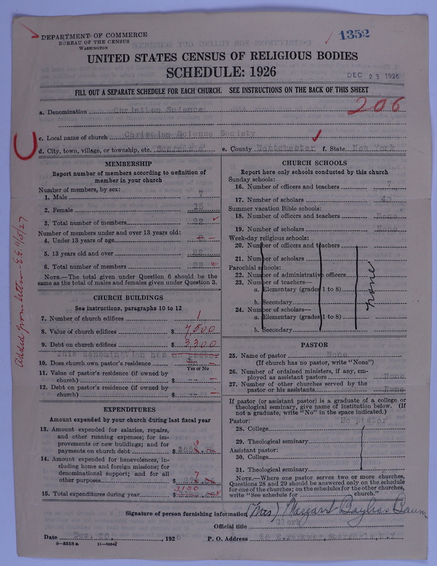 Scan of Church of Christ, Scientist: 1352