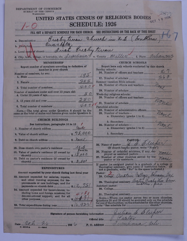 Scan of Presbyterian Church in the United States: 2877