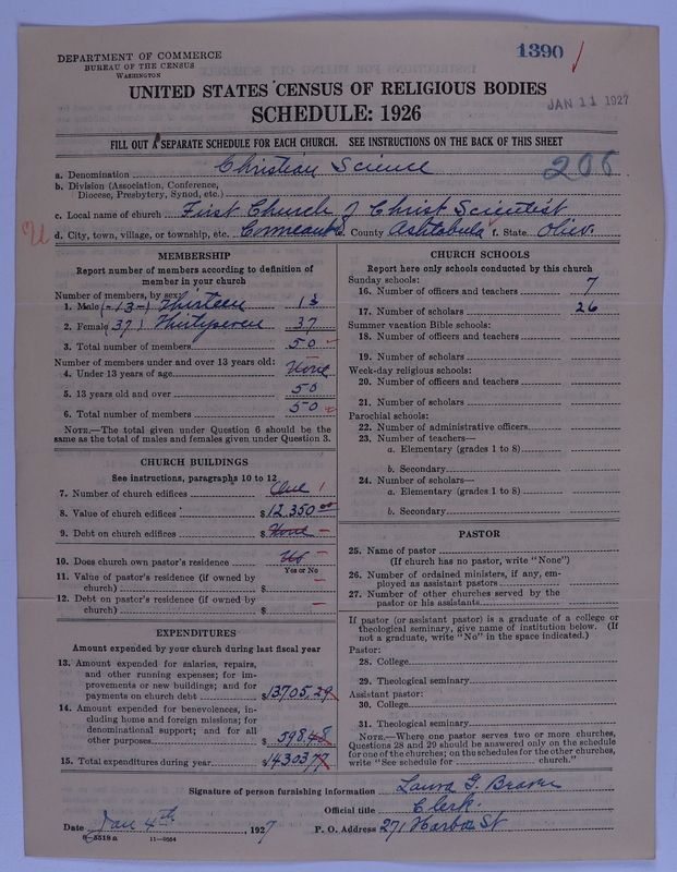 Scan of Church of Christ, Scientist: 1390