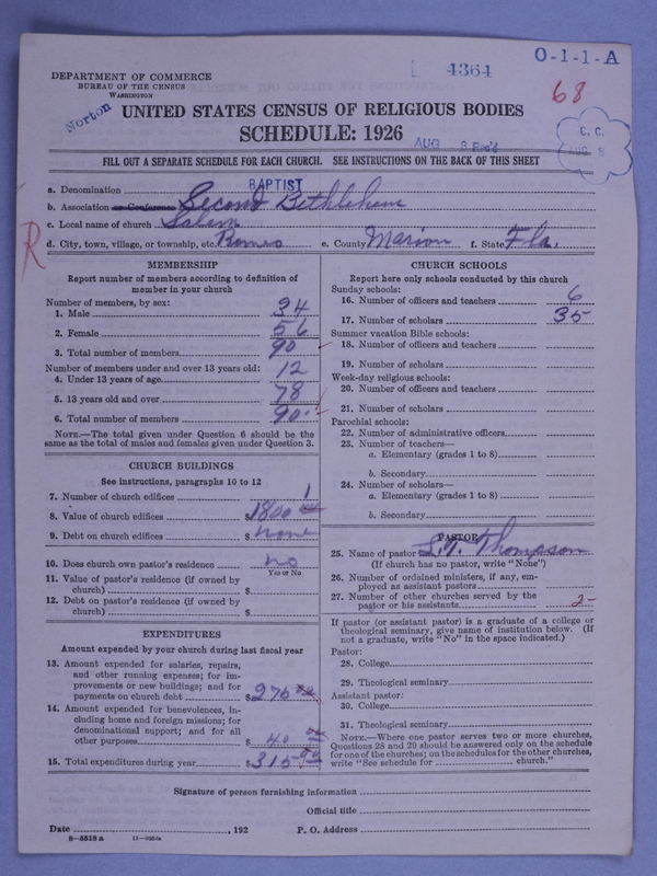 Scan of Negro Baptists: 4364