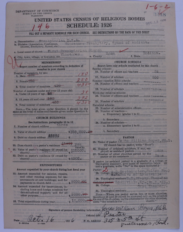 Scan of Presbyterian Church in the United States of America: 3218