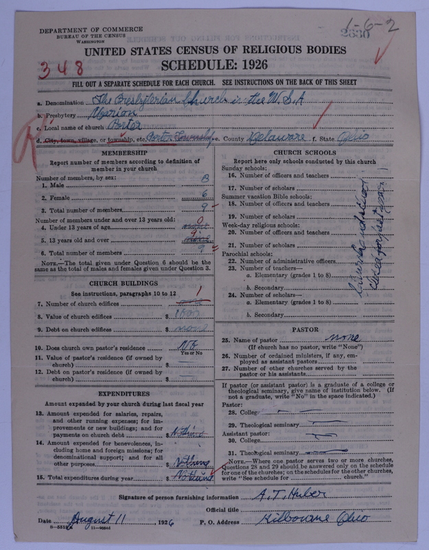 Scan of Presbyterian Church in the United States of America: 2630