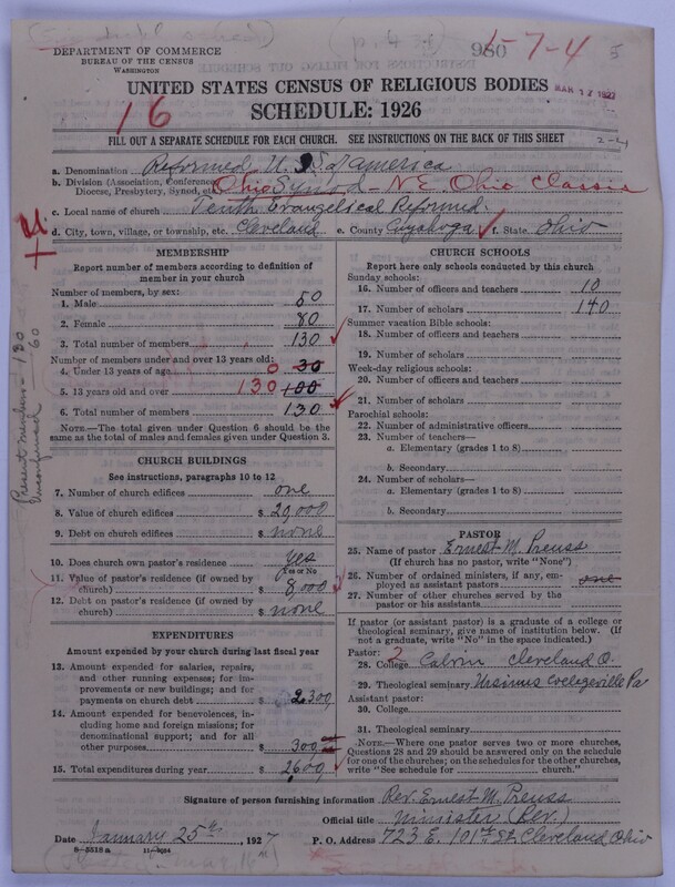 Scan of Reformed Church in the United States: 980