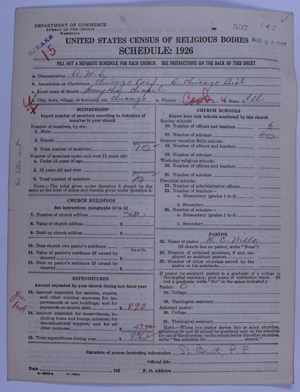 Scan of African Methodist Episcopal Church: 587