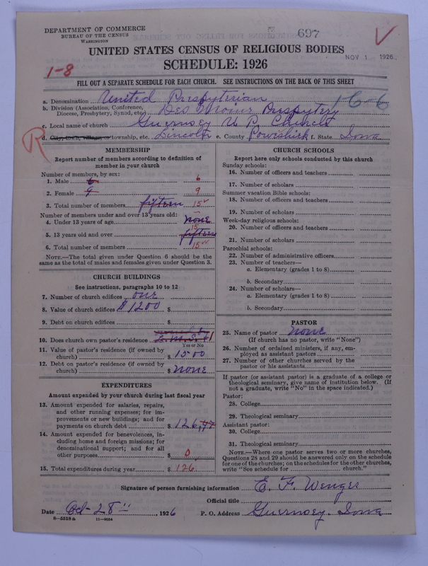 Scan of United Presbyterian Church of North America: 697