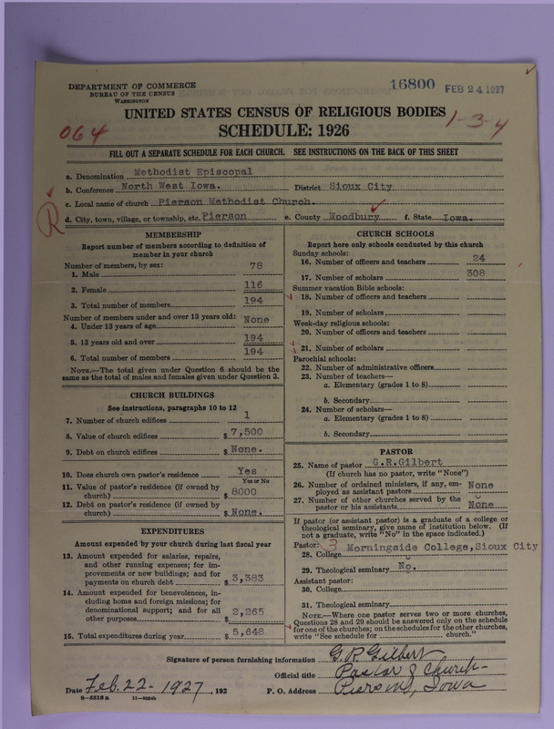 Scan of Methodist Episcopal Church: 16800