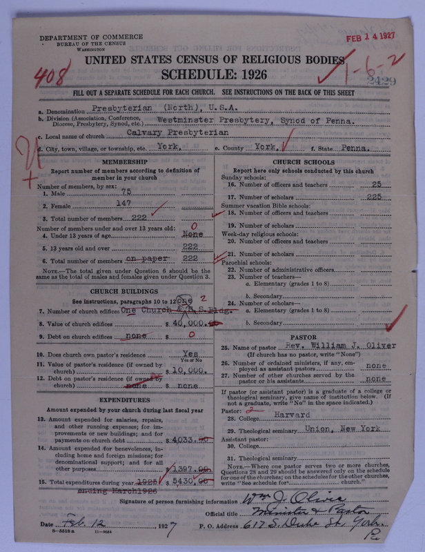 Scan of Presbyterian Church in the United States of America: 2429