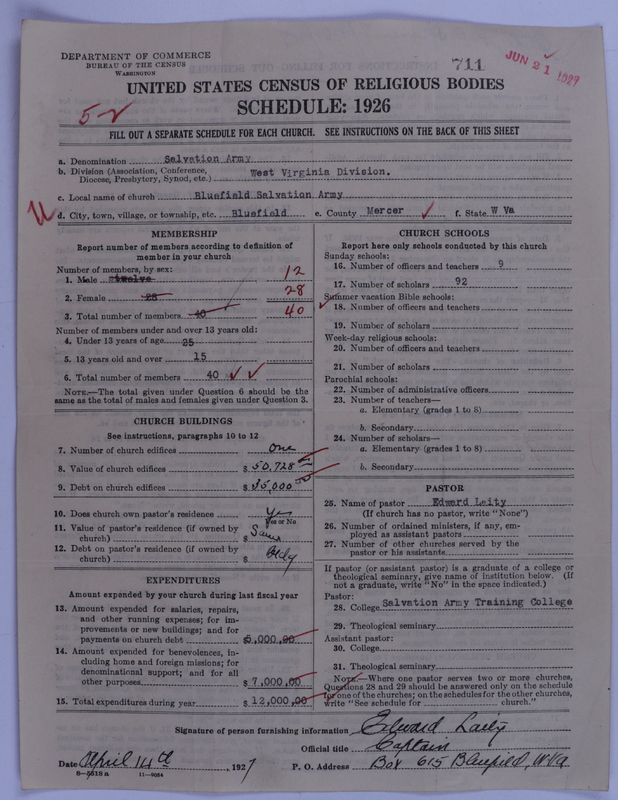 Scan of Salvation Army: 711