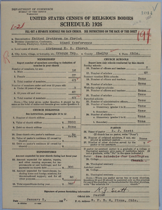 Scan of Church of the United Brethren in Christ: 1014