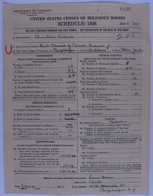 Scan of Church of Christ, Scientist: 1233
