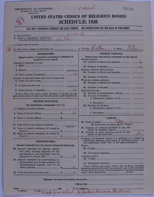 Scan of African Methodist Episcopal Church: 3954
