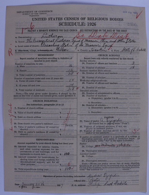 Scan of Evangelical Lutheran Synodical Conference of America: Evangelical Lutheran Synod of Missouri, Ohio, and Other States: 2600