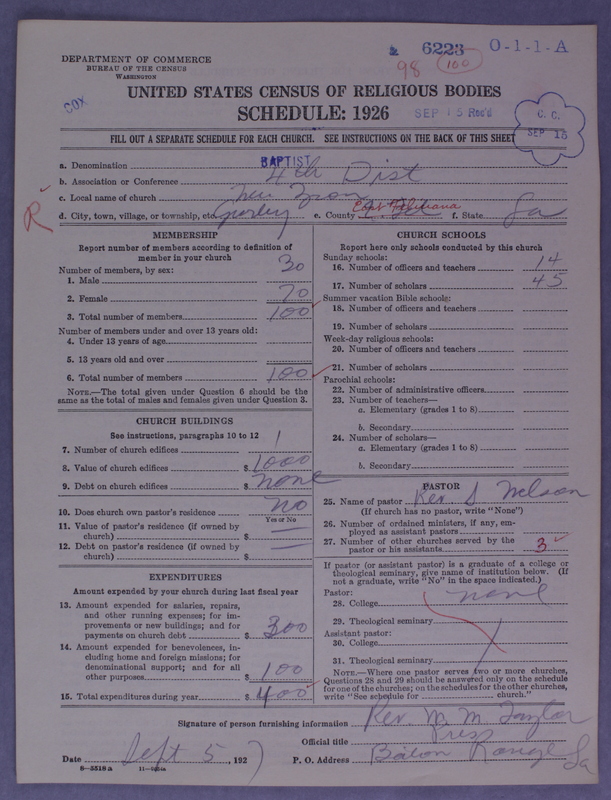 Scan of Negro Baptists: 6223