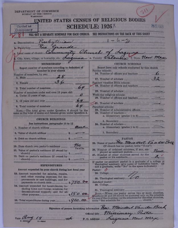 Scan of Presbyterian Church in the United States of America: 8183
