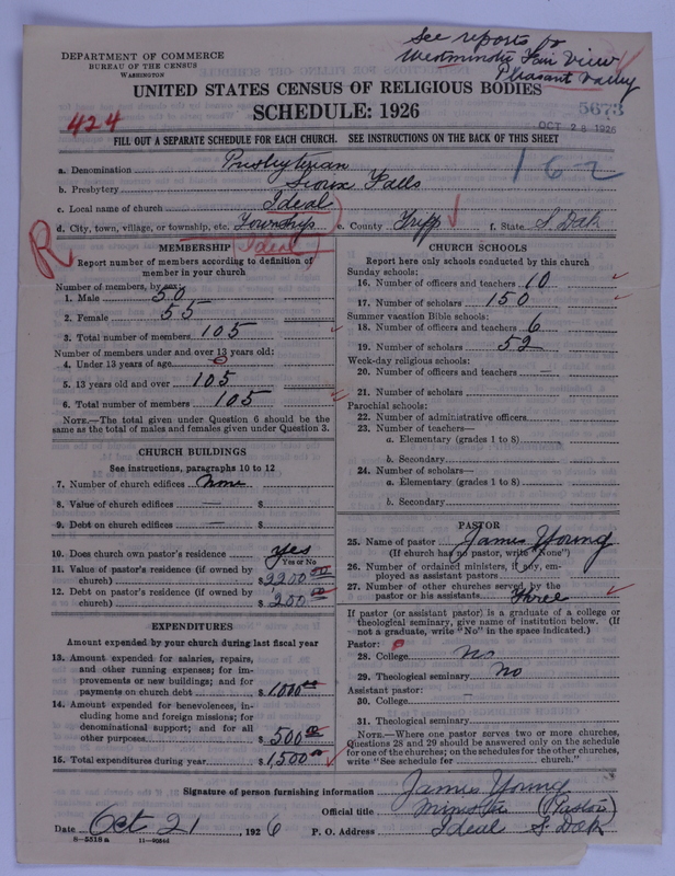 Scan of Presbyterian Church in the United States of America: 5673
