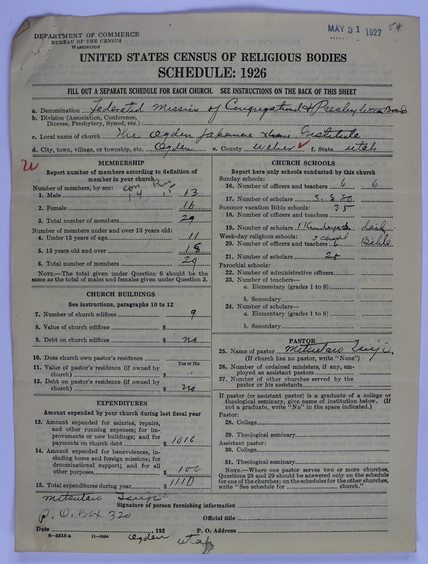 Scan of Federated Churches: 54