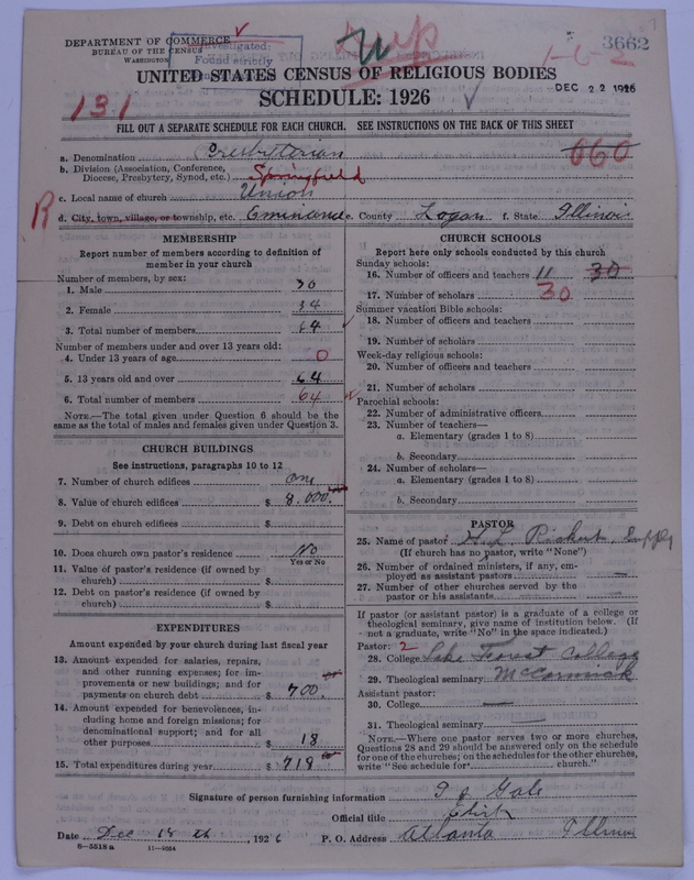 Scan of Presbyterian Church in the United States of America: 3662
