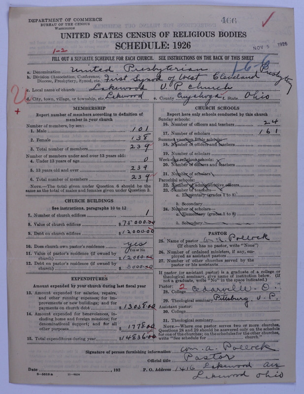 Scan of United Presbyterian Church of North America: 466