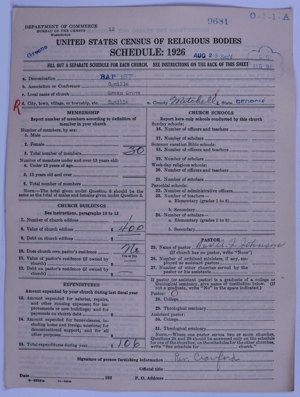 Scan of Negro Baptists: 9681