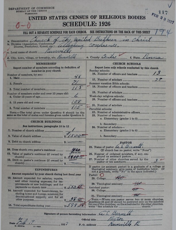 Scan of Church of the United Brethren in Christ: 117