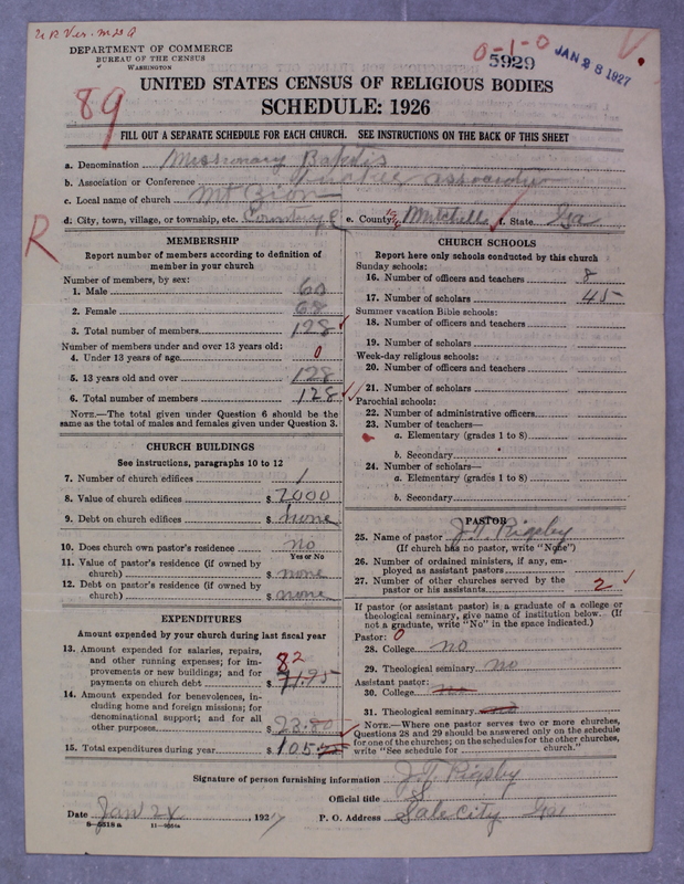 Scan of Southern Baptist Convention: 5929