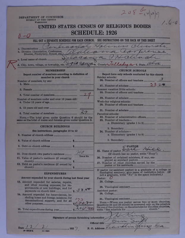 Scan of Pentecostal Holiness Church: 208B